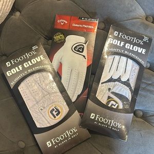 Three brand new Golf gloves  size M left
